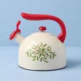 Holiday Metal Tea Kettle